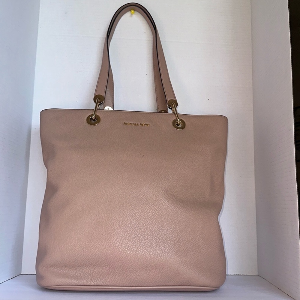 Michael Kors Tan Leather Tote Bag